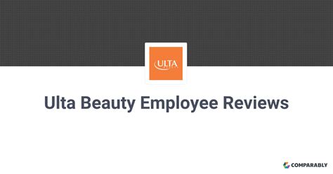 Ulta beauty employee reviews - Task Team professionals rate their compensation and benefits at Ulta Beauty with 3 out of 5 stars based on 104 anonymously submitted employee reviews. This is 3.3% worse than the company average rating for salary and benefits. Find out more about Task Team salaries and benefits at Ulta Beauty.